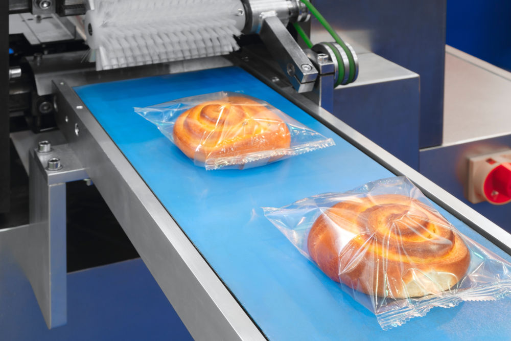 Conveyor,Belt,Food.,Factory,For,The,Production,Of,Bun,,Bread.